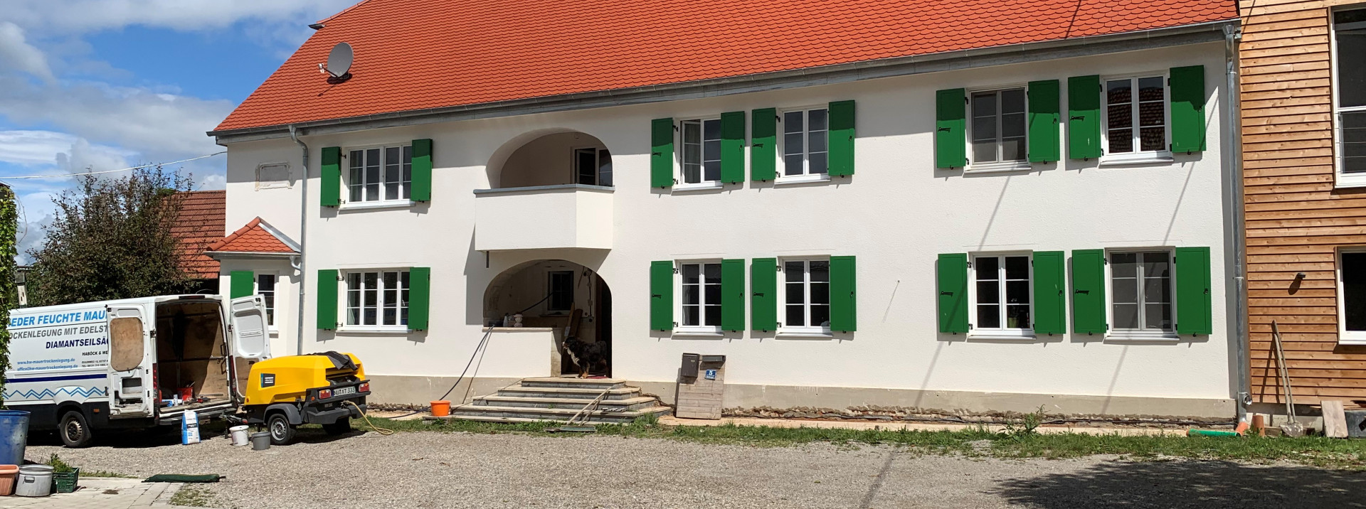 Mauertrockenlegung in Rehling Landkreis Augsburg