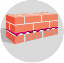 4. Die Sanierung ist abgeschlossen. Die Mauer bleibt trocken.