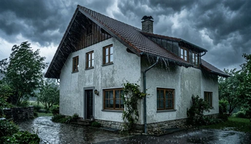 Schlagregen an der Fassade: Wenn Wasser durch die Außenwand eindringt