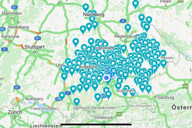 Referenzen in ganz Bayern, aktualisiert am 4. April 2025