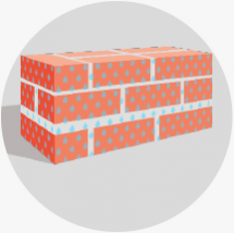 1. Der Sanierungsfall: Eine feuchte Ziegelmauer mit extrem hartem Mörtel.