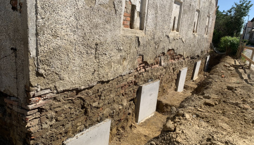 Maueraustausch und Mauer unterfangen