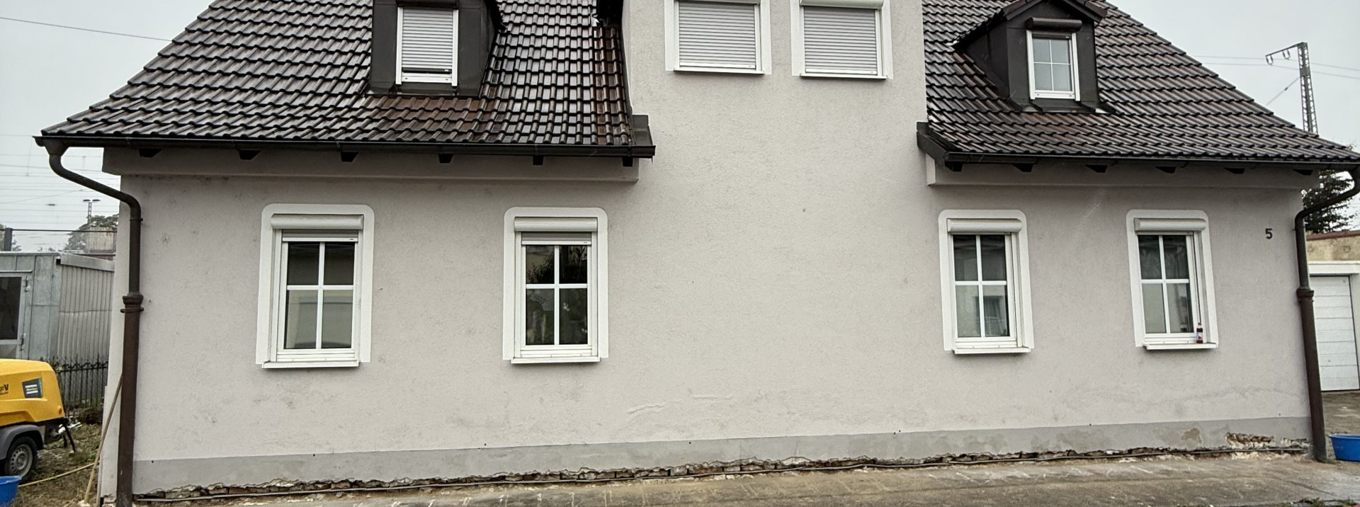 Horizontalsperre aus Edelstahl in Augsburg Oberhausen