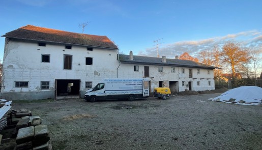 Horizontalsperre aus Edelstahl, Mauertrockenlegung in Aholming mit Video