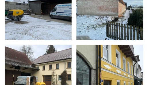 Mauerwerkstrockenlegung im Winter