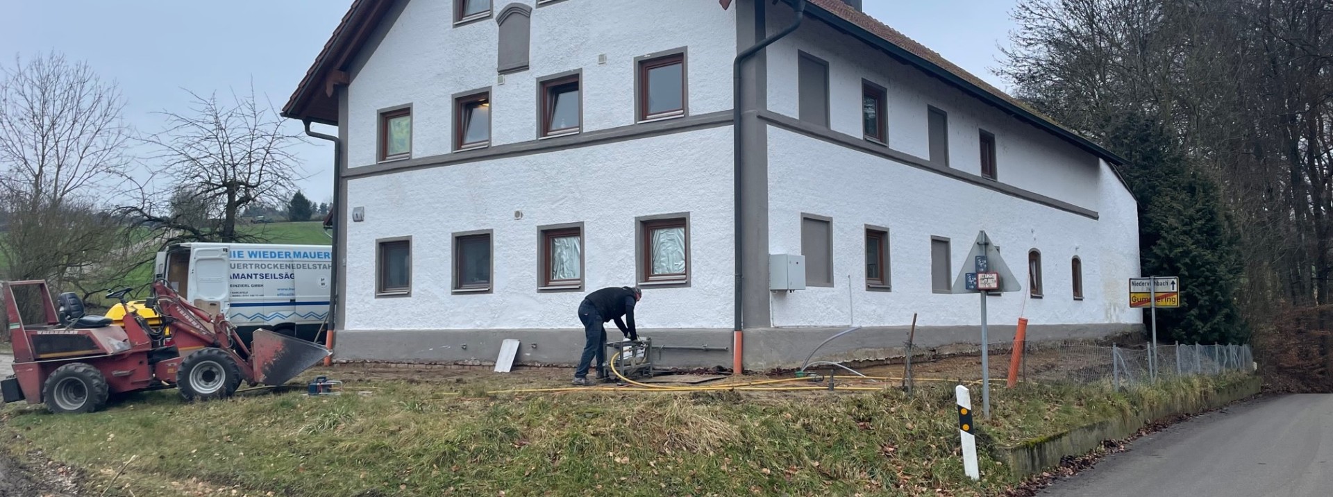 Wir haben erfolgreich die ersten Objekte im neuen Jahr trockengelegt.